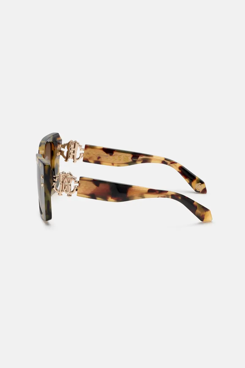 Roberto Cavalli Sunglasses with wide rectangular front and fangs | Thumbnail 4