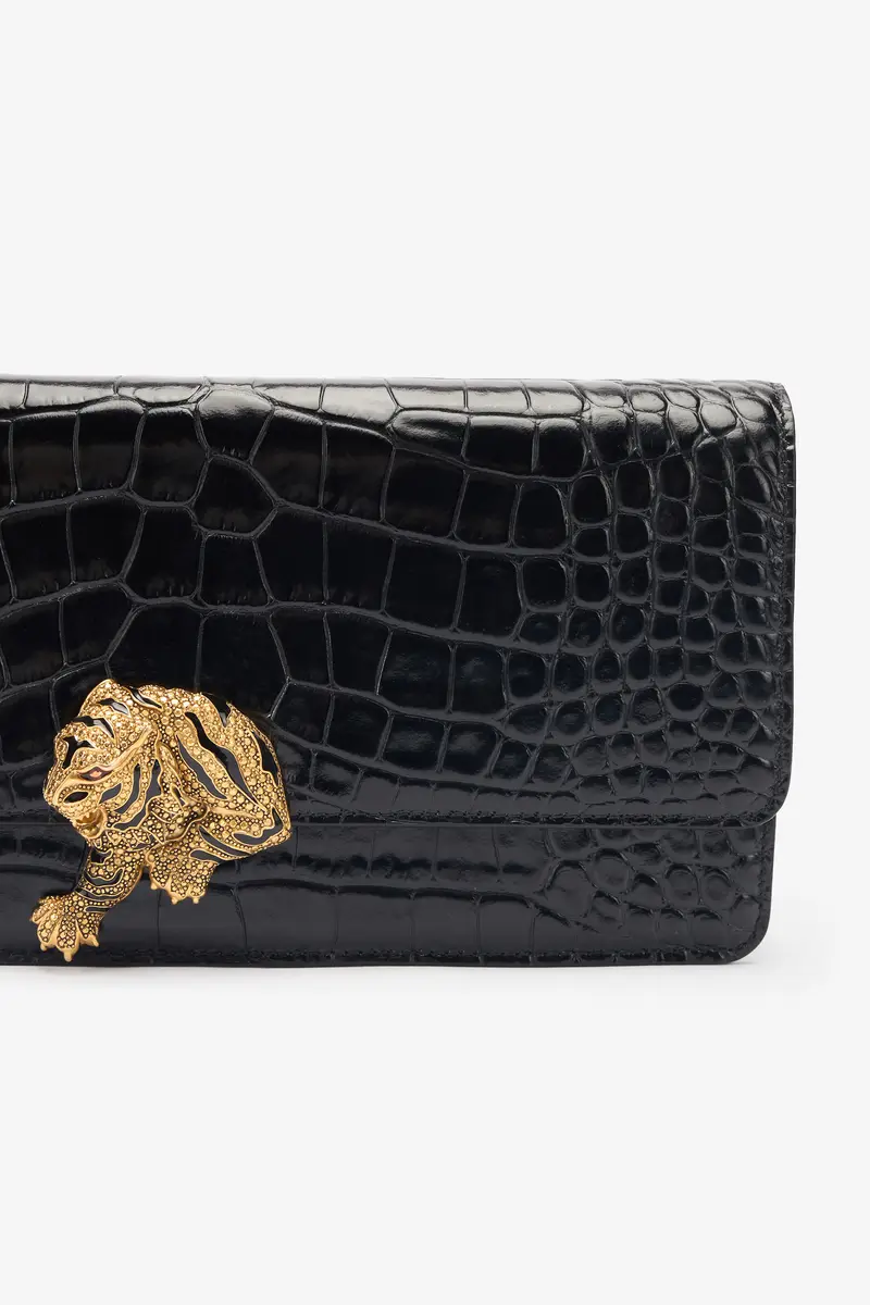 Roberto Cavalli Long Crocodile-Print Roar Pochette | Thumbnail 4 Roberto Cavalli Long Crocodile-Print Roar Pochette | Thumbnail 4