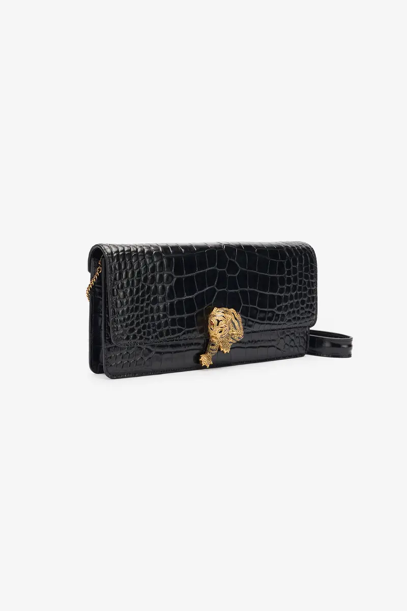 Roberto Cavalli Long Crocodile-Print Roar Pochette | Thumbnail 5 Roberto Cavalli Long Crocodile-Print Roar Pochette | Thumbnail 5