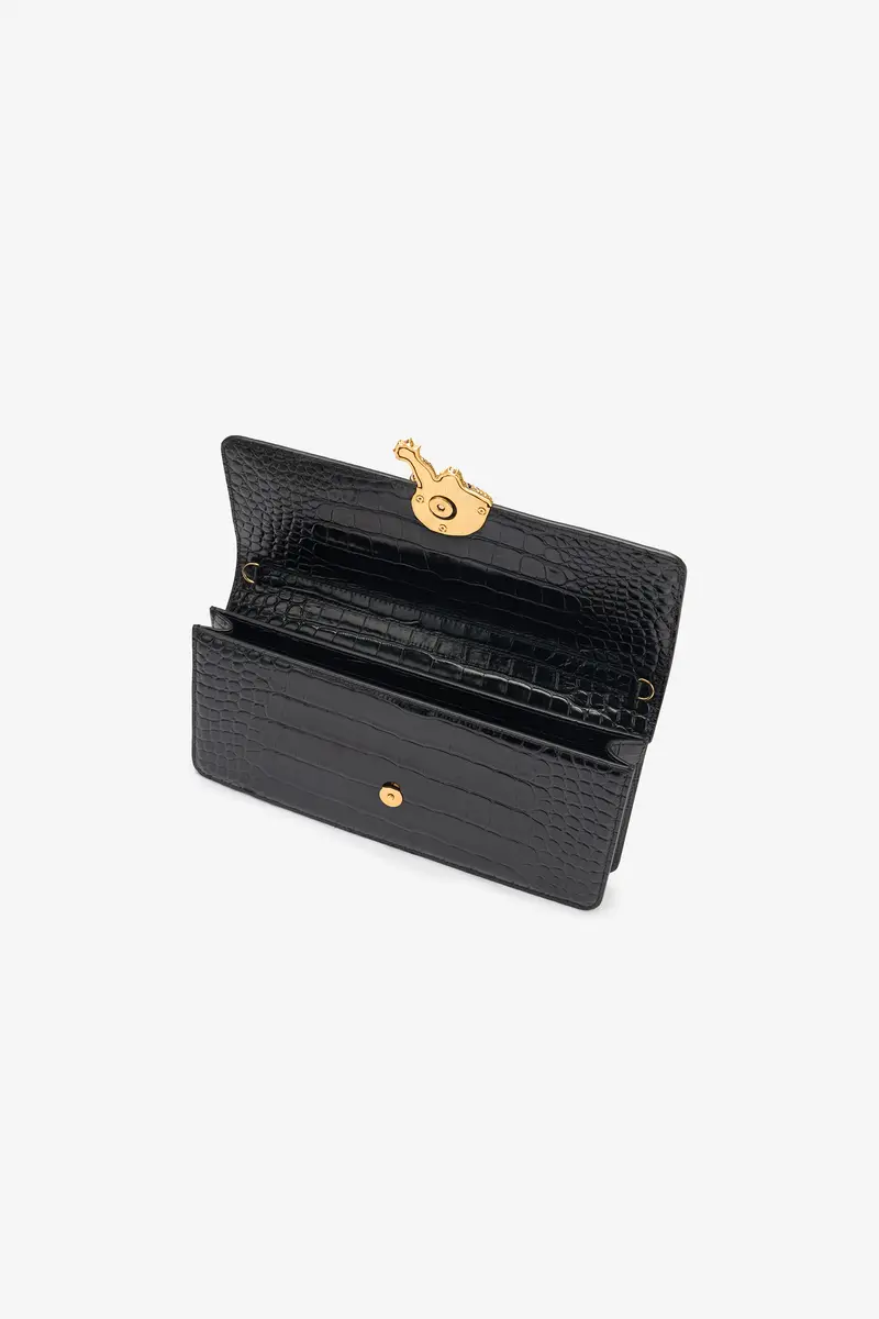 Roberto Cavalli Long Crocodile-Print Roar Pochette | Thumbnail 6 Roberto Cavalli Long Crocodile-Print Roar Pochette | Thumbnail 6
