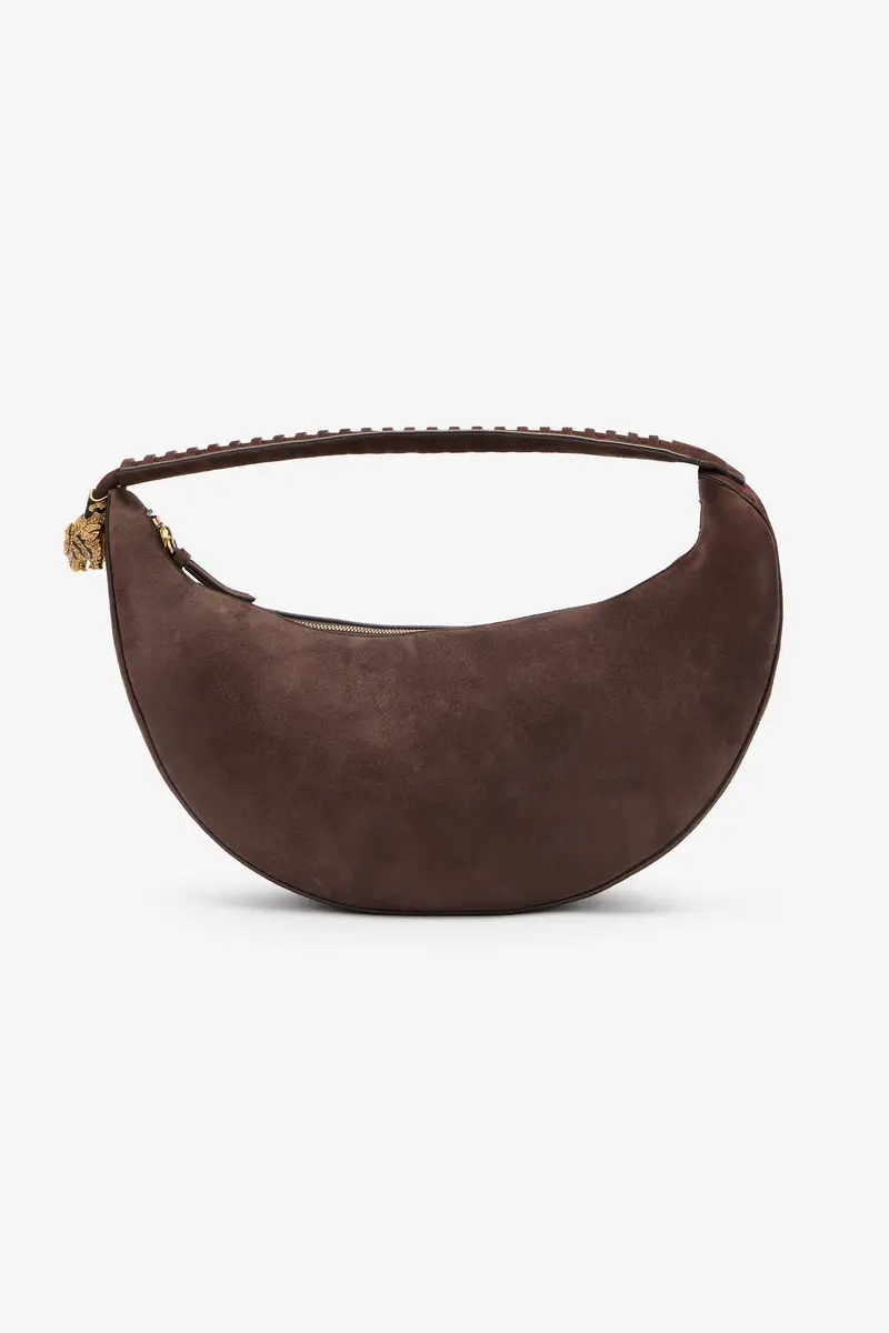 Roberto Cavalli Suede Hobo Roar Bag | Thumbnail 3 Roberto Cavalli Suede Hobo Roar Bag | Thumbnail 3