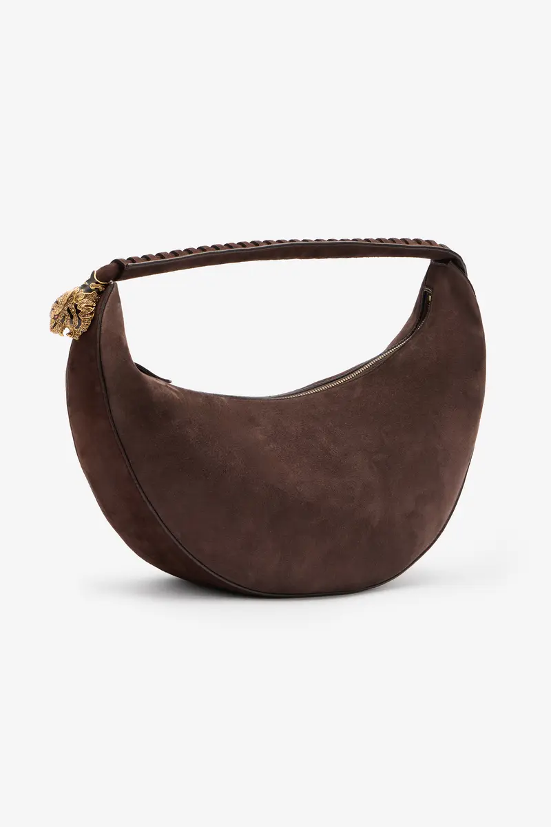Roberto Cavalli Suede Hobo Roar Bag | Thumbnail 5 Roberto Cavalli Suede Hobo Roar Bag | Thumbnail 5