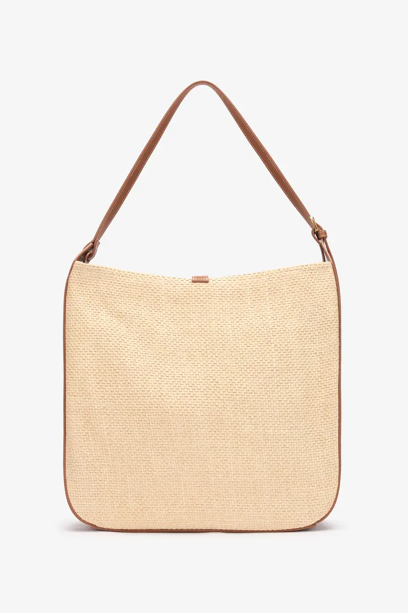 Roberto Cavalli Large Raffia-Effect Shoulder Bag | Thumbnail 3