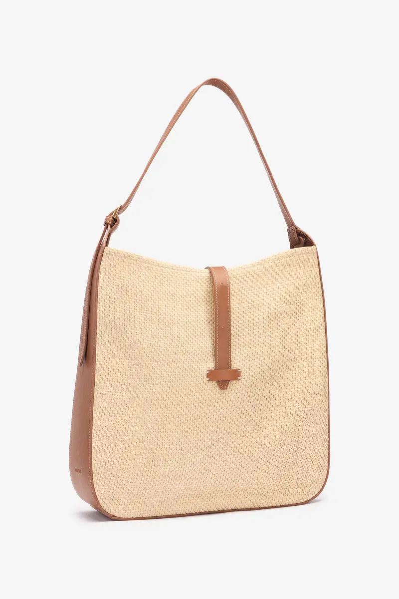 Roberto Cavalli Large Raffia-Effect Shoulder Bag | Thumbnail 6