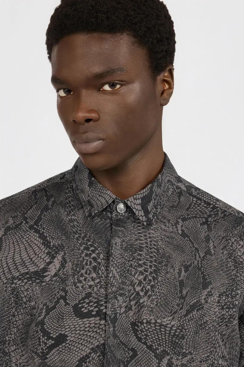 Roberto Cavalli Python Print Shirt | Thumbnail 4 Roberto Cavalli Python Print Shirt | Thumbnail 4