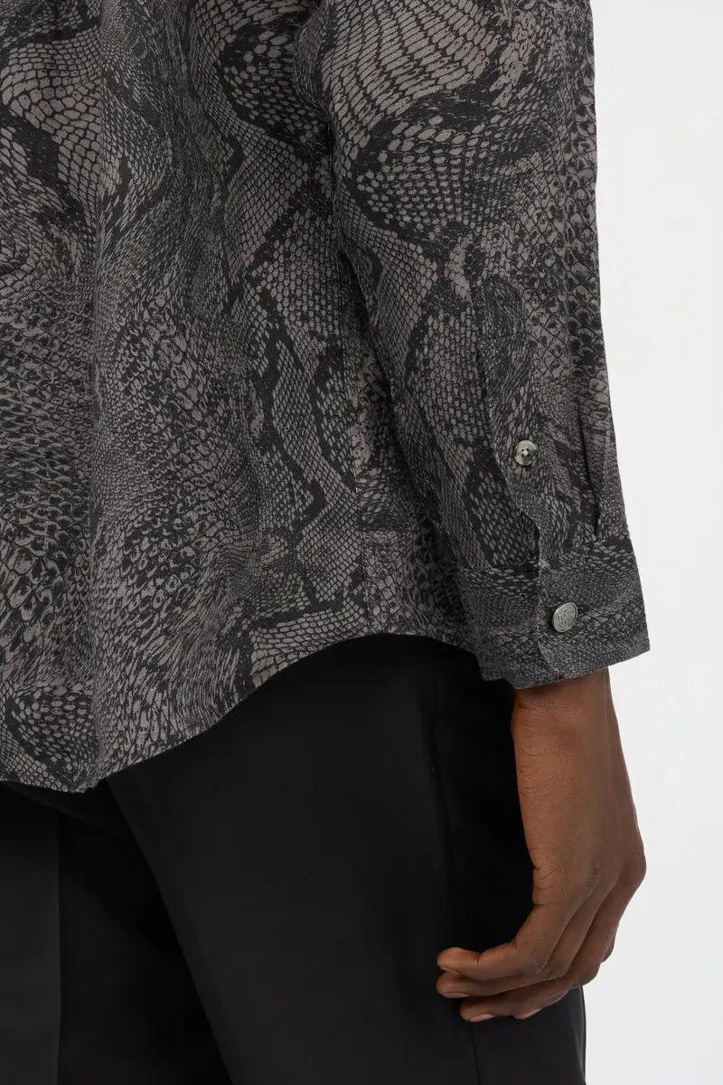 Roberto Cavalli Python Print Shirt | Thumbnail 5 Roberto Cavalli Python Print Shirt | Thumbnail 5