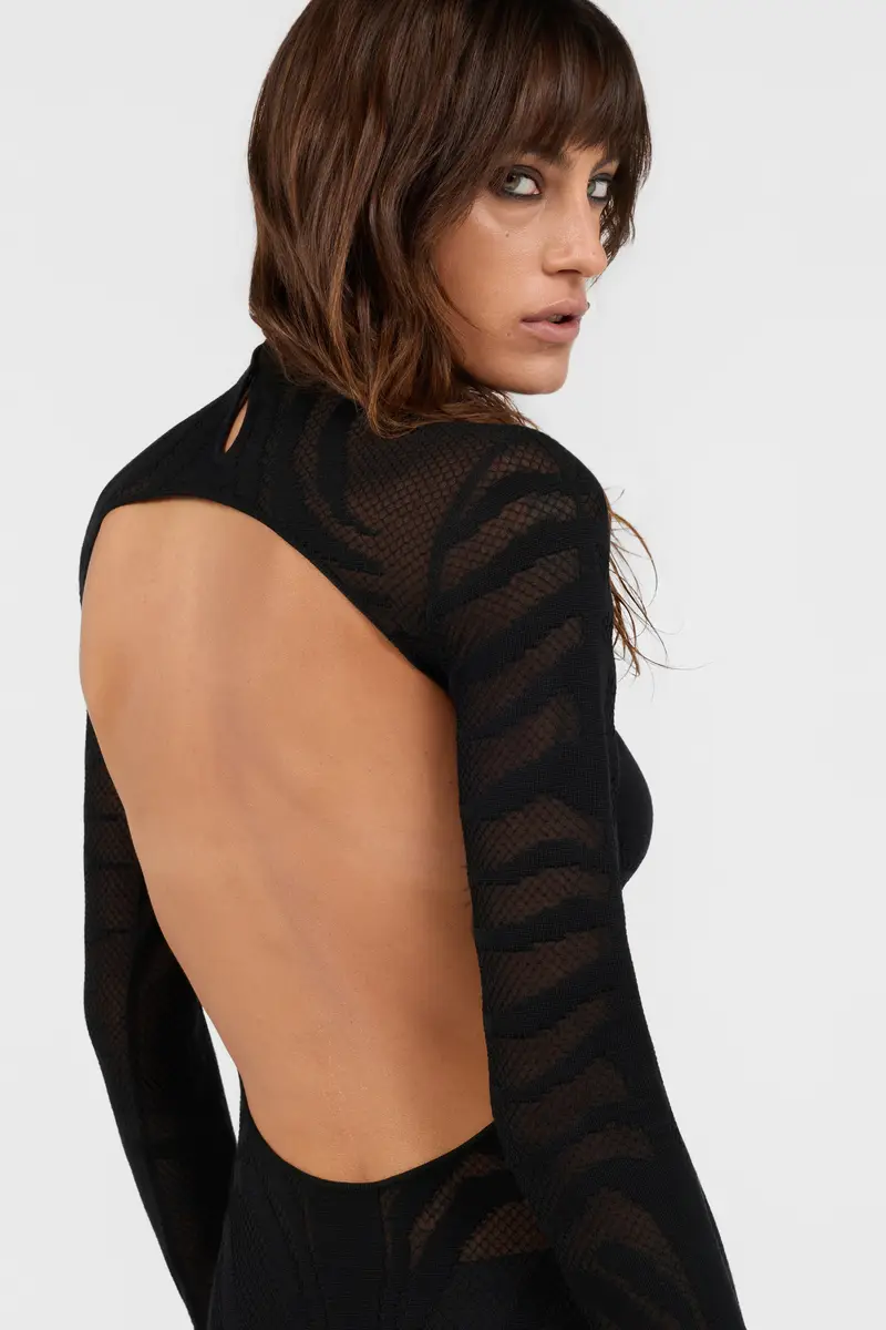 Roberto Cavalli Zebra Pattern Knit Dress | Thumbnail 5 Roberto Cavalli Zebra Pattern Knit Dress | Thumbnail 5
