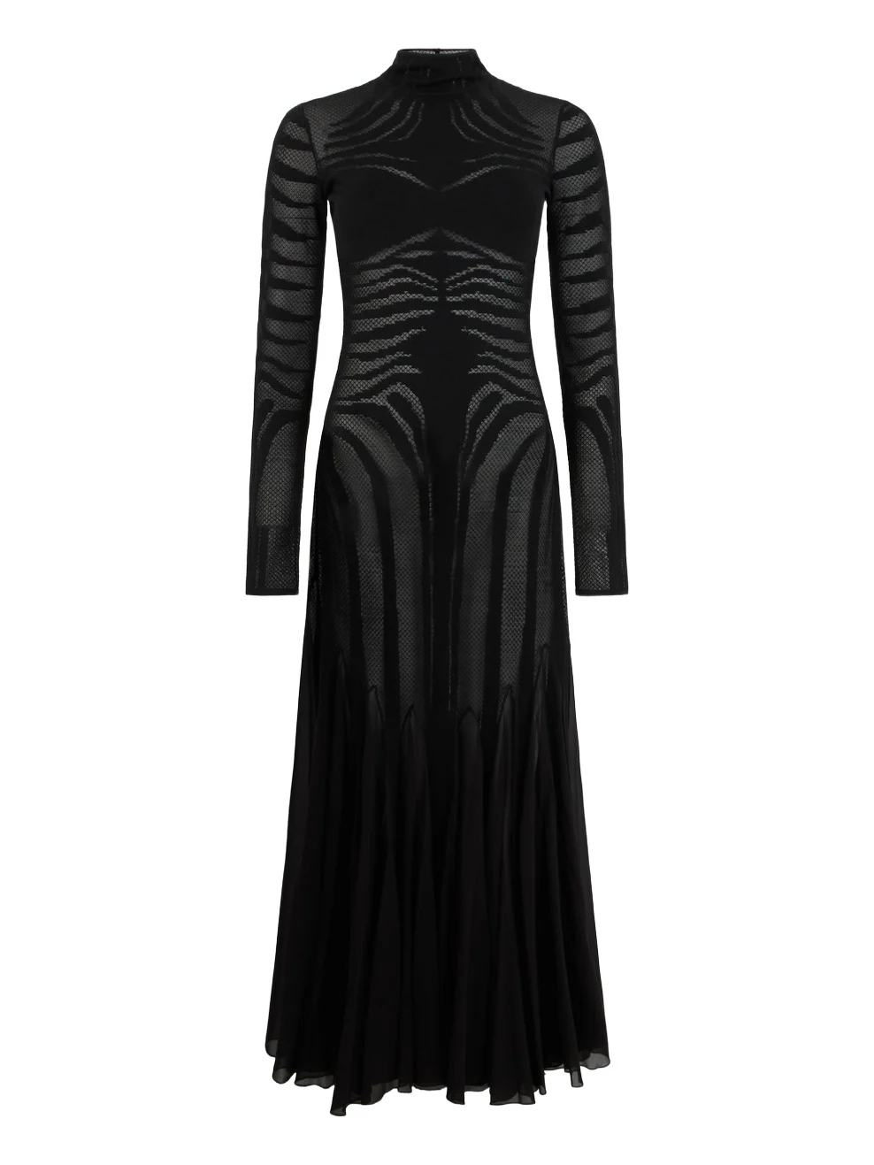 Roberto Cavalli Zebra Pattern Knit Dress