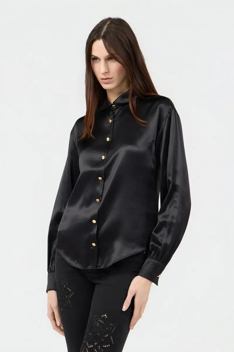 Roberto Cavalli Black Shirt | Thumbnail 2 Roberto Cavalli Black Shirt | Thumbnail 2
