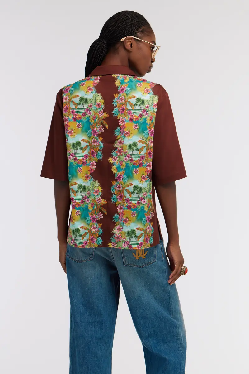 Roberto Cavalli Hawaii Print Short Sleeve Shirt | Thumbnail 3 Roberto Cavalli Hawaii Print Short Sleeve Shirt | Thumbnail 3