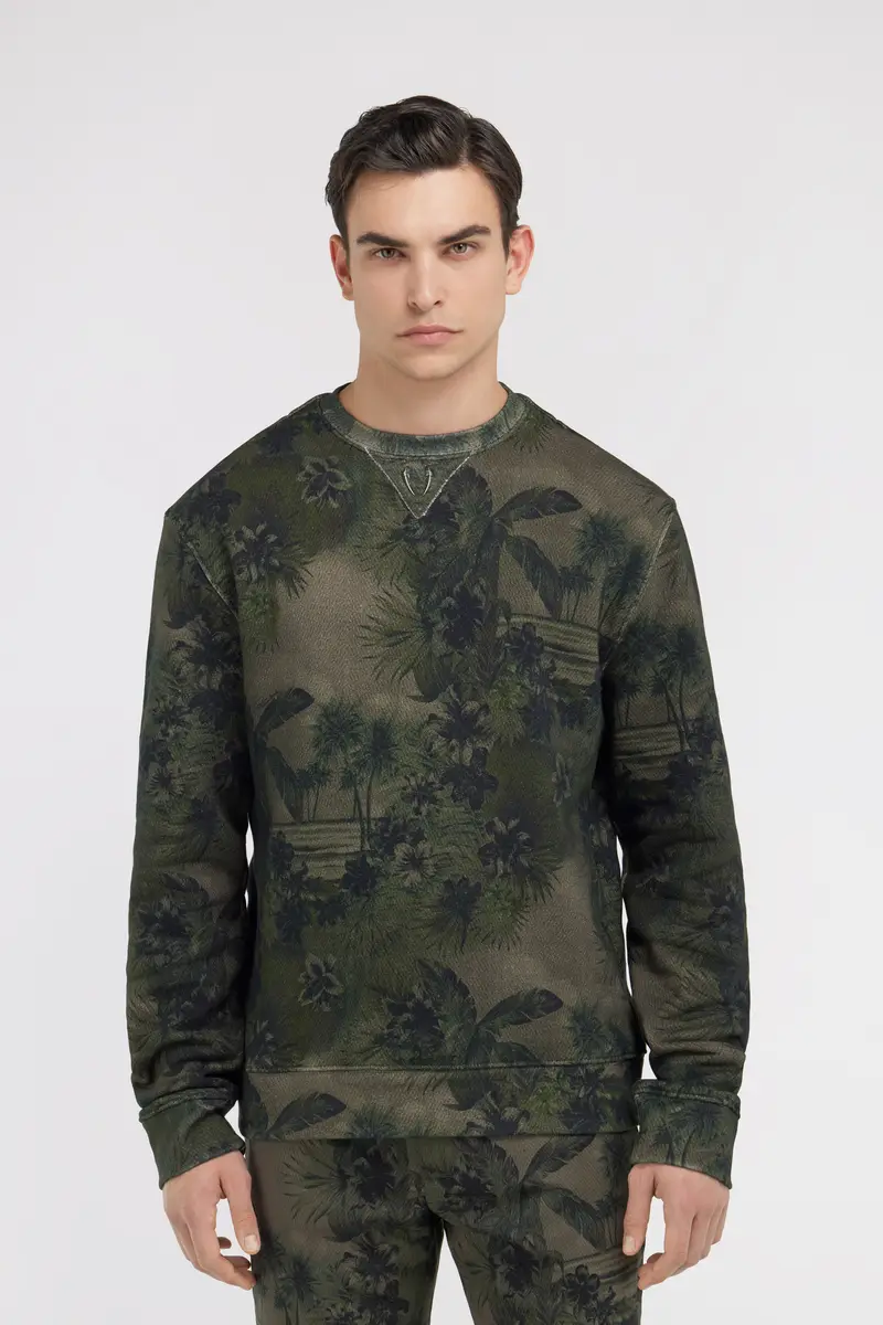 Roberto Cavalli Hawaii Green printed sweatshirt | Thumbnail 2 Roberto Cavalli Hawaii Green printed sweatshirt | Thumbnail 2