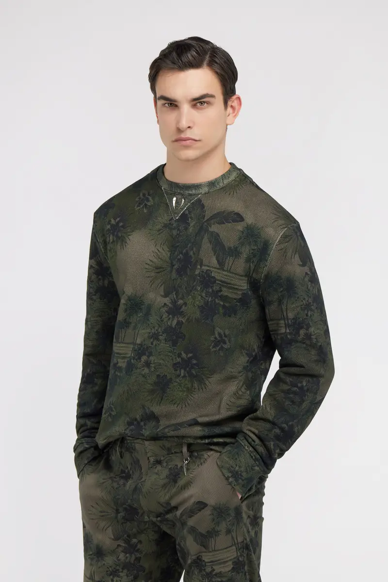 Roberto Cavalli Hawaii Green printed sweatshirt | Thumbnail 4 Roberto Cavalli Hawaii Green printed sweatshirt | Thumbnail 4