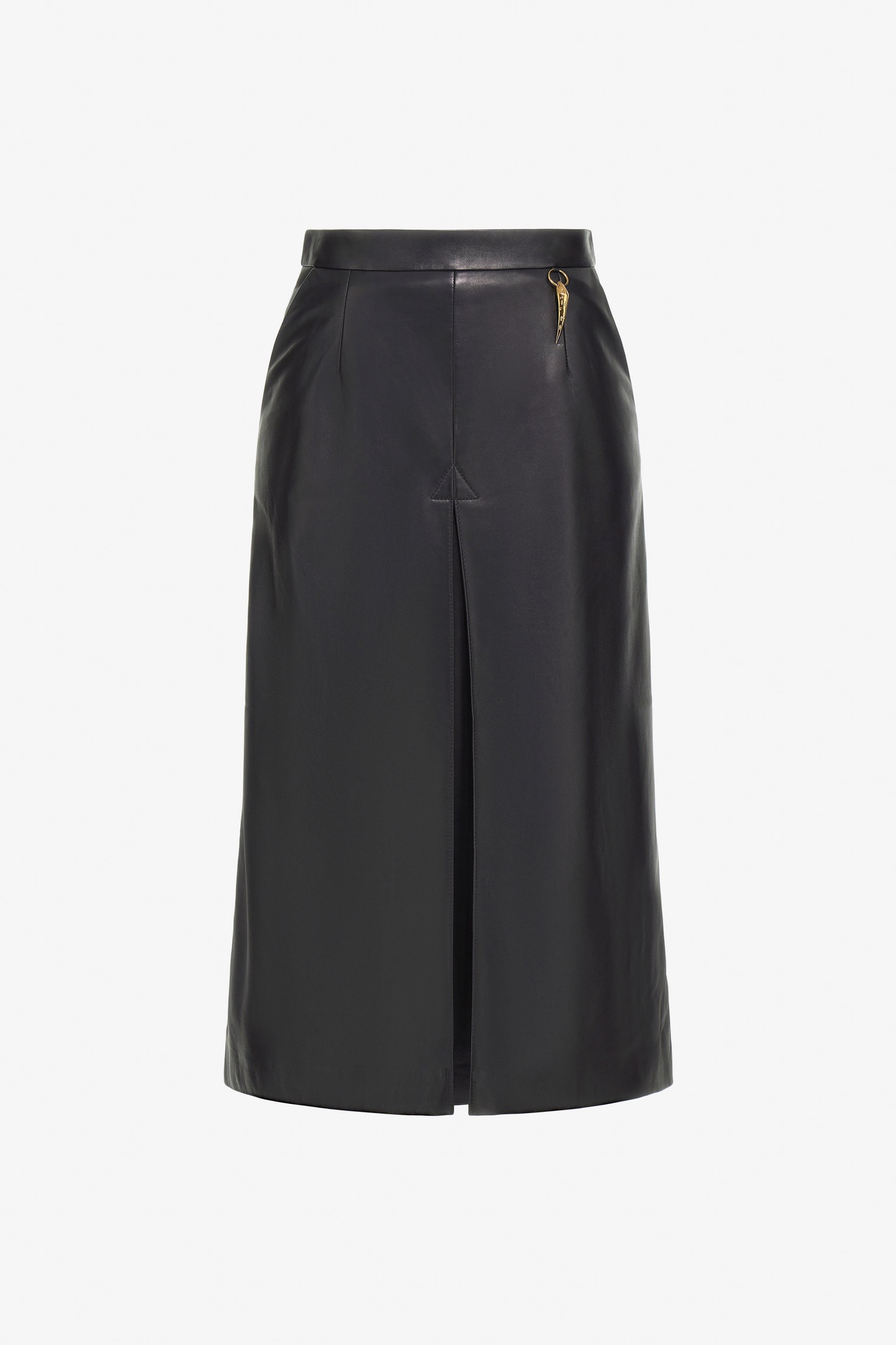 Leather midi skirt Leather midi skirt