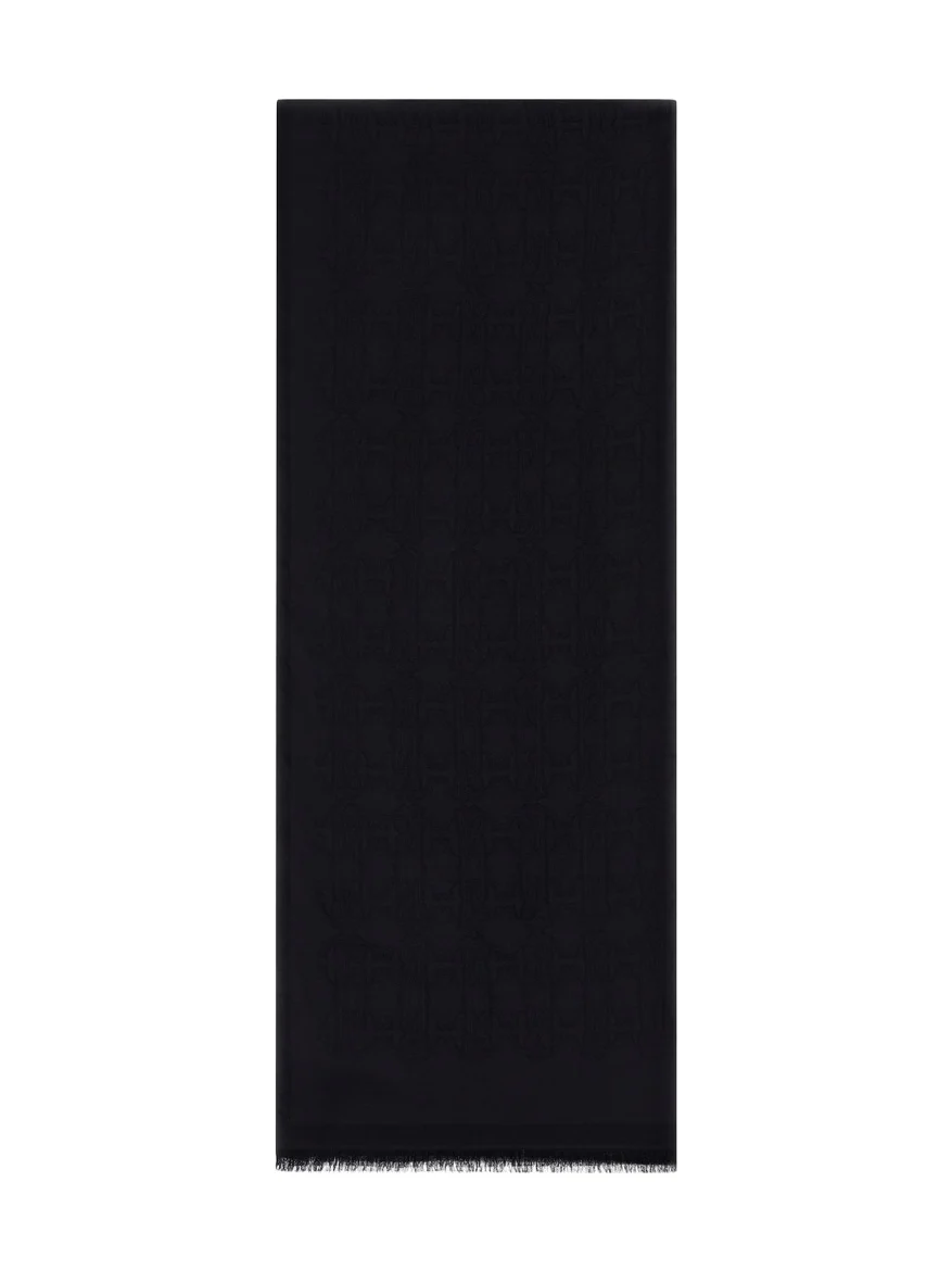 Roberto Cavalli Stole with RC MONOGRAM print