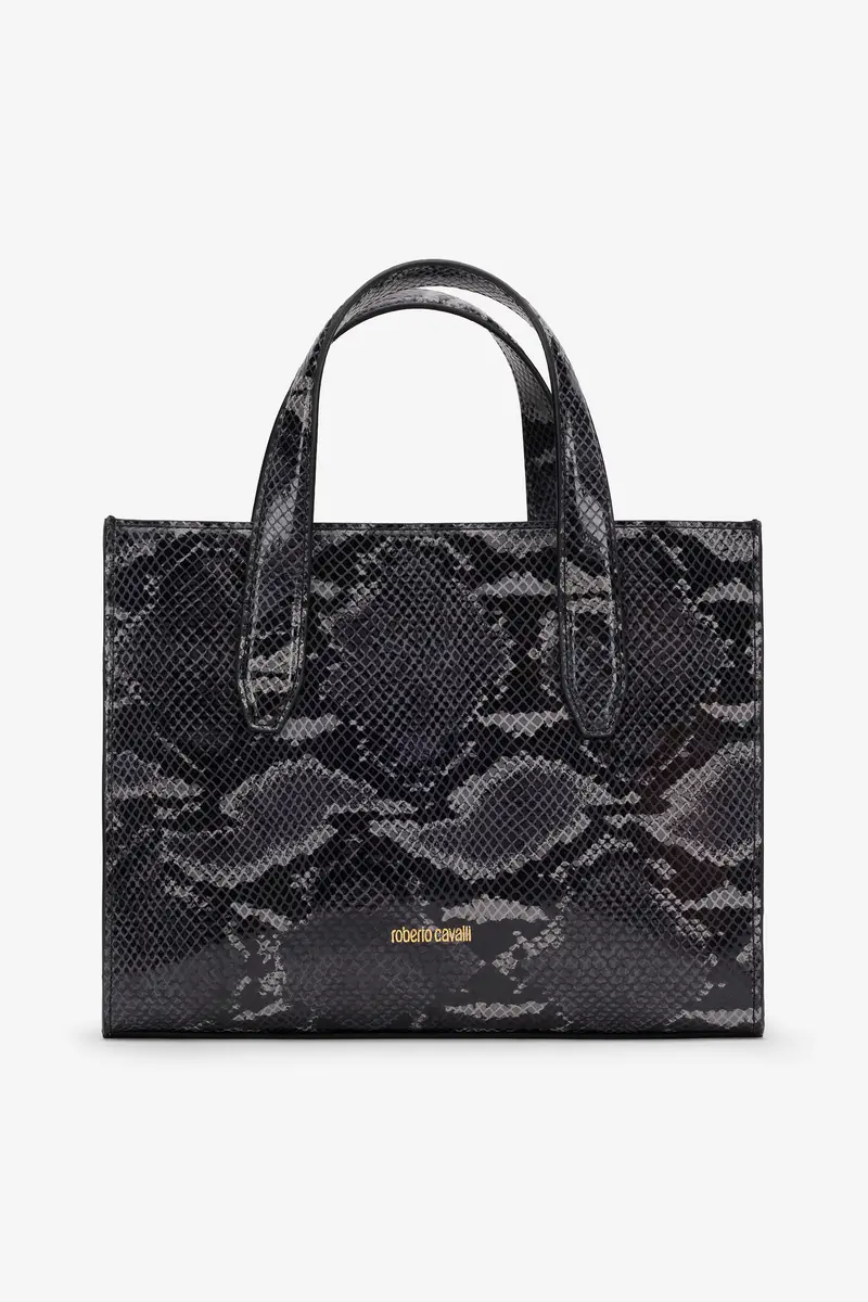 Roberto Cavalli Snake Print Shopping Bag | Thumbnail 3 Roberto Cavalli Snake Print Shopping Bag | Thumbnail 3