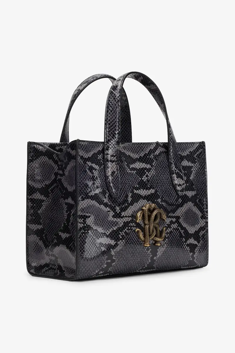 Roberto Cavalli Snake Print Shopping Bag | Thumbnail 4 Roberto Cavalli Snake Print Shopping Bag | Thumbnail 4