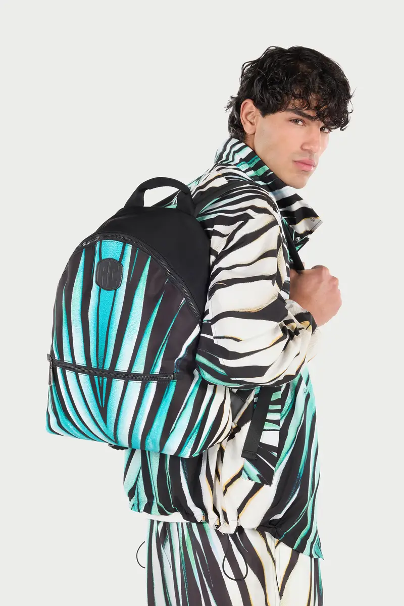 Roberto Cavalli Ray Of Sea Print Backpack | Thumbnail 2 Roberto Cavalli Ray Of Sea Print Backpack | Thumbnail 2