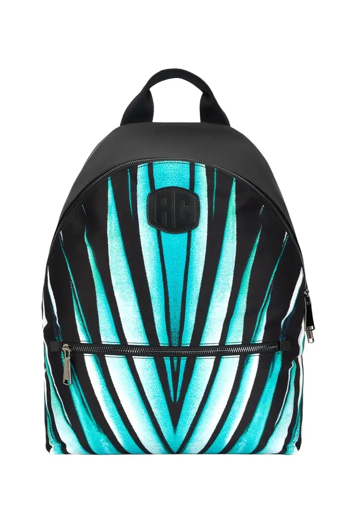 Roberto Cavalli Ray Of Sea Print Backpack