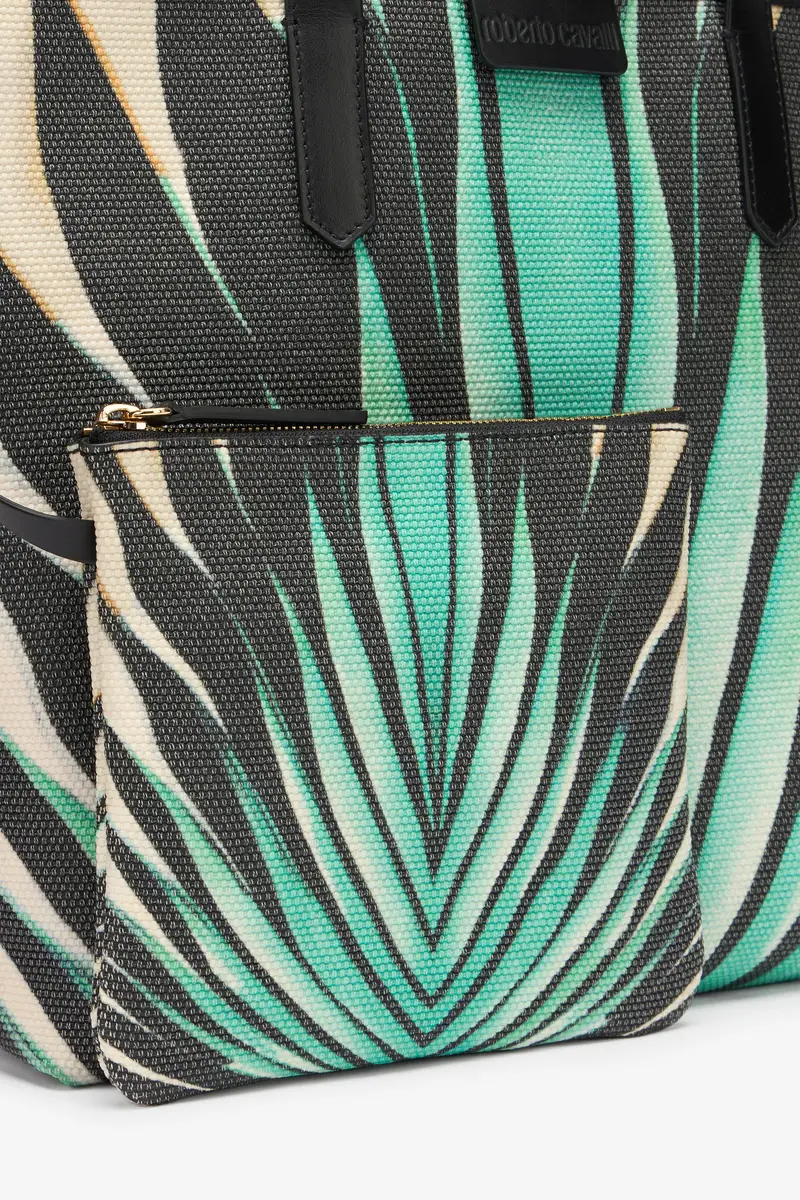 Roberto Cavalli Ray Of Sea Print Shopping Bag | Thumbnail 5