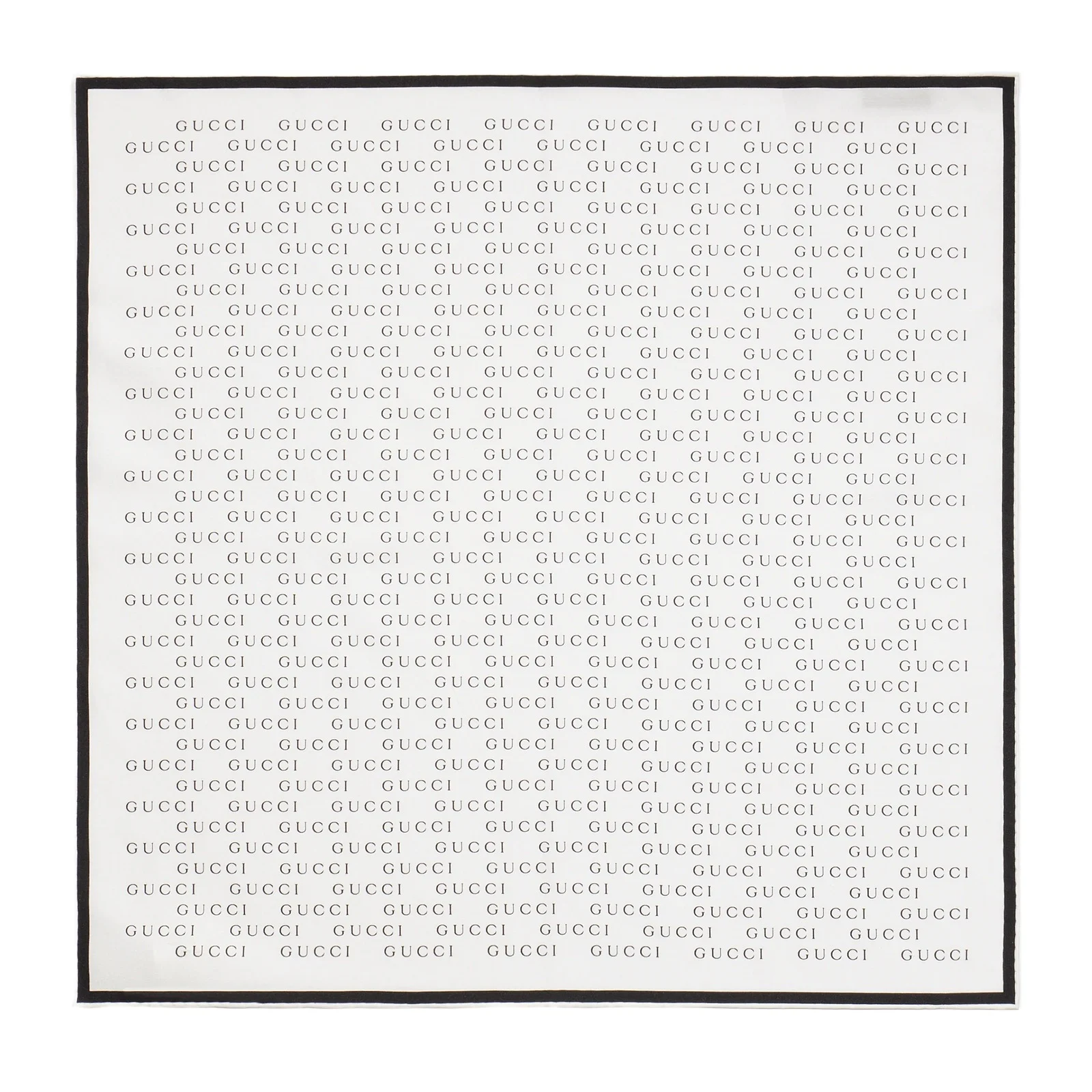 Gucci Printed Cotton Silk Pocket Square