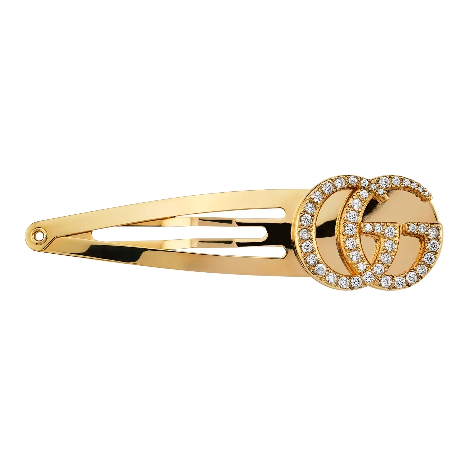 Hair Clip With Crystal Double G Hair Clip With Crystal Double G