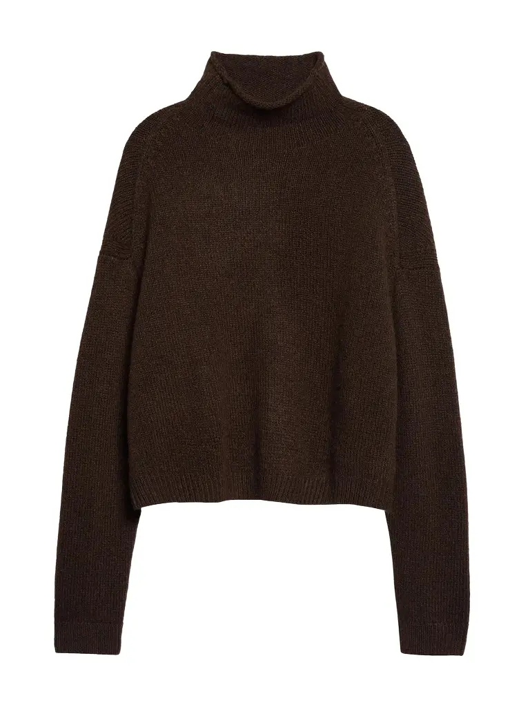 Marke Cashmere Mock-Neck Sweater