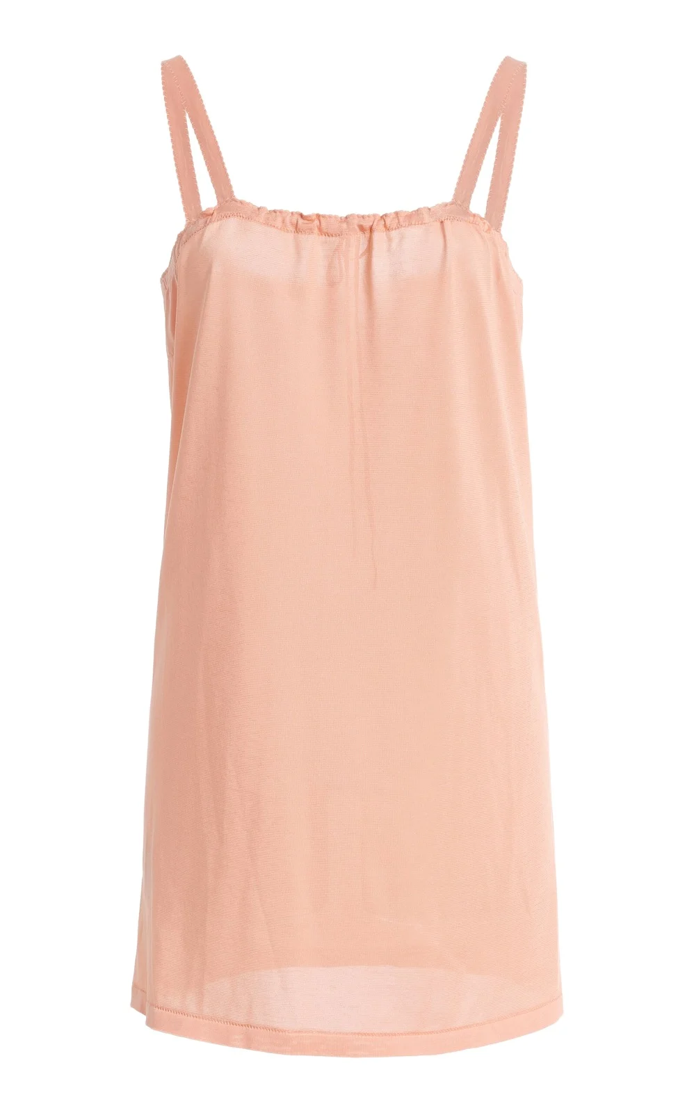 Miu Miu Washed Silk Mini Slip Dress