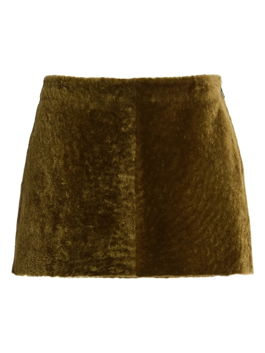 Melody Merino Velvet Mini Skirt