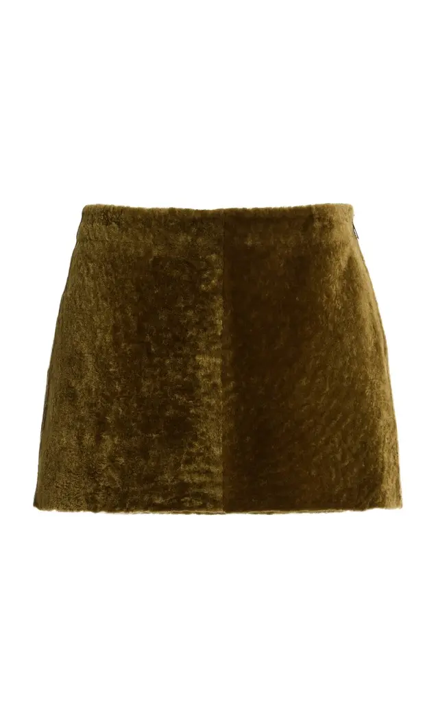 ARMA Melody Merino Velvet Mini Skirt