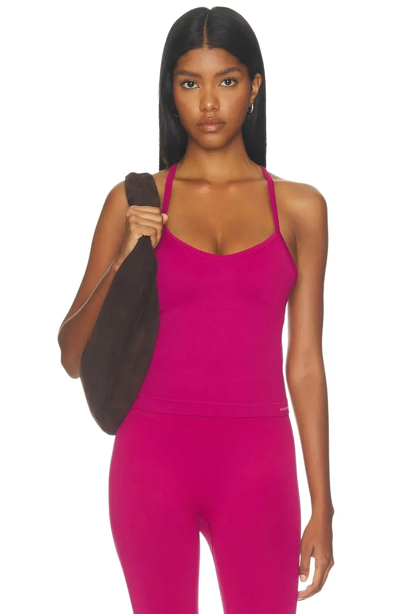 Adanola Classic Seamless Cross Back Tank Top