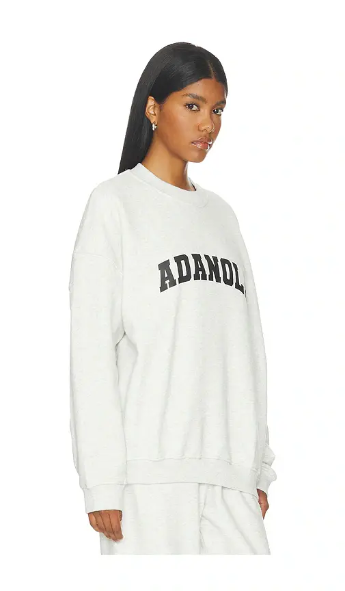 Adanola Varsity Oversized Sweatshirt | Thumbnail 2 Adanola Varsity Oversized Sweatshirt | Thumbnail 2