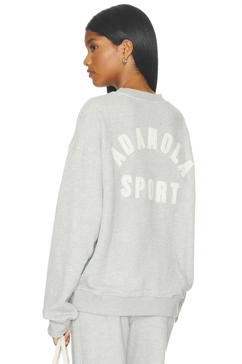 Sport Applique Oversized Sweatshirt Sport Applique Oversized Sweatshirt