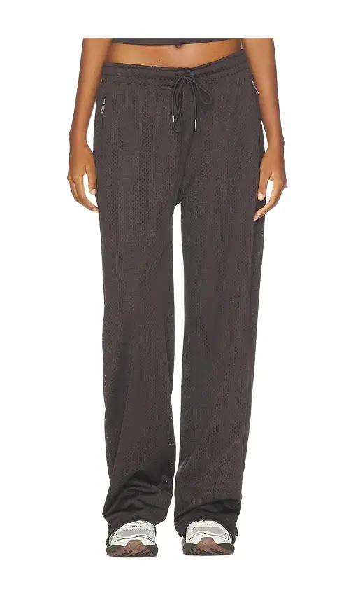 Adanola Mesh Overlay Track Pants