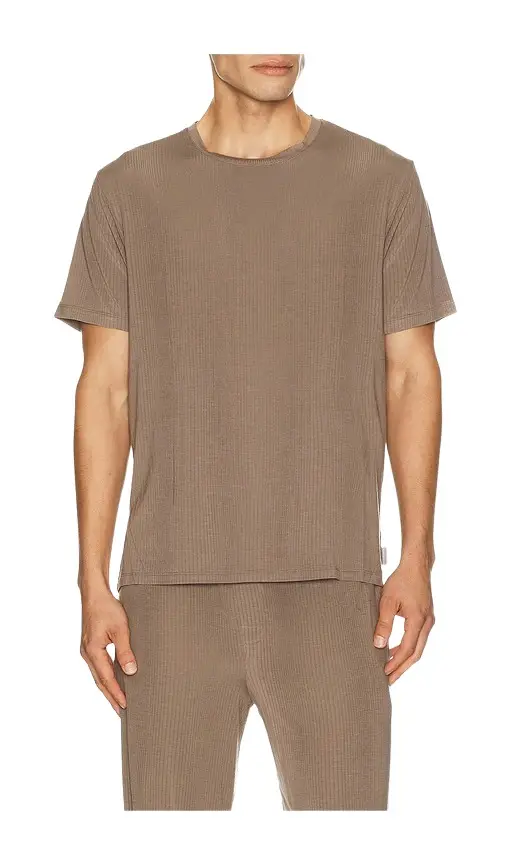 Second Skin Luxe Rib Pajama Tee Second Skin Luxe Rib Pajama Tee