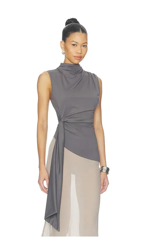 ALL THE WAYS Marisol Drape Top | Thumbnail 2