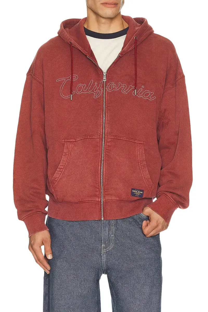 Chain Stitch Zip Up Hoodie Chain Stitch Zip Up Hoodie