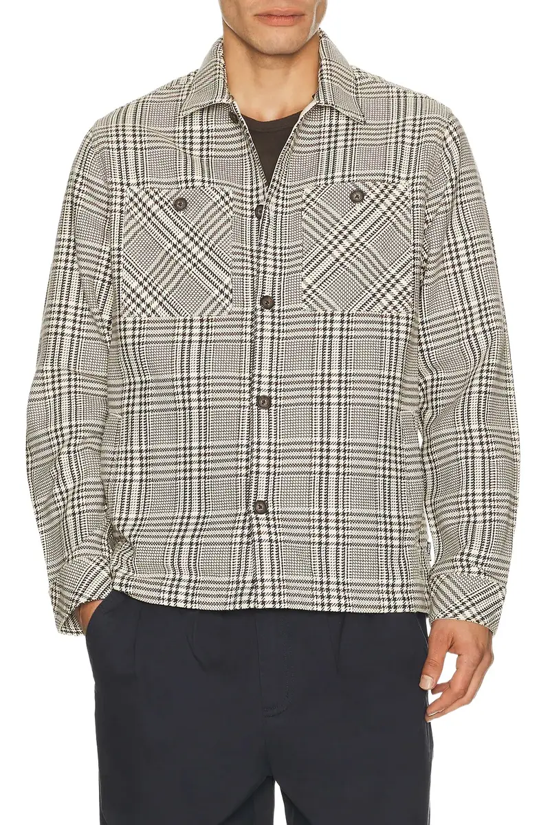 Alderney Houndstooth Overshirt Alderney Houndstooth Overshirt
