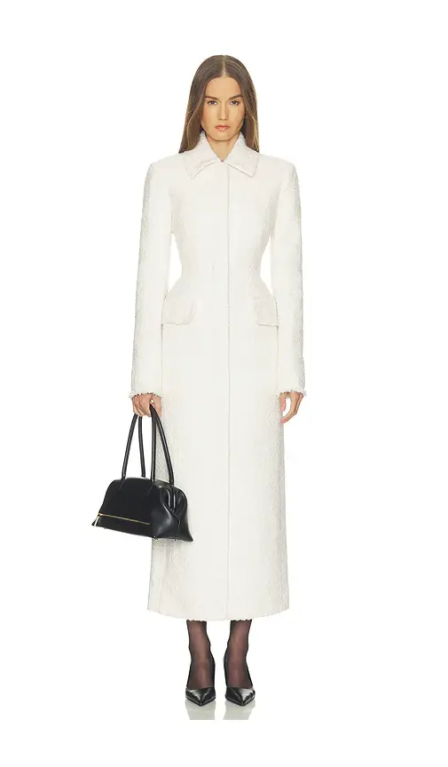 Helsa Tweed S Curve Coat | Thumbnail 2 Helsa Tweed S Curve Coat | Thumbnail 2