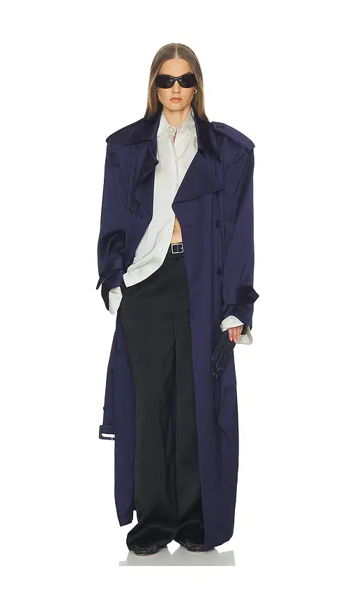 Helsa Trench Coat With Low Belt | Thumbnail 2 Helsa Trench Coat With Low Belt | Thumbnail 2