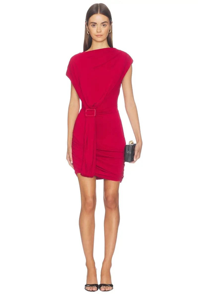 Misha Ona Drape Mini Dress