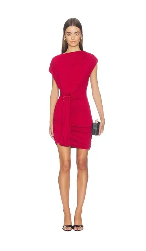 Misha Ona Drape Mini Dress