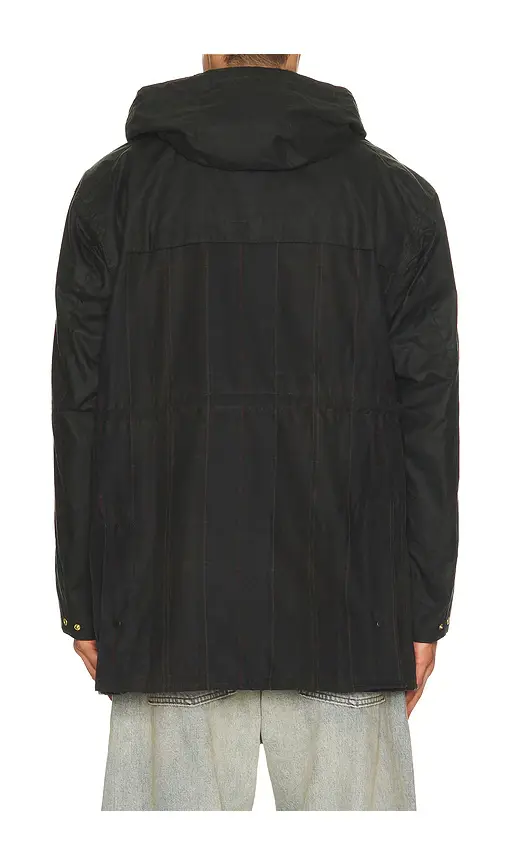 Barbour Icons Tartan Durham Wax Jacket | Thumbnail 2 Barbour Icons Tartan Durham Wax Jacket | Thumbnail 2