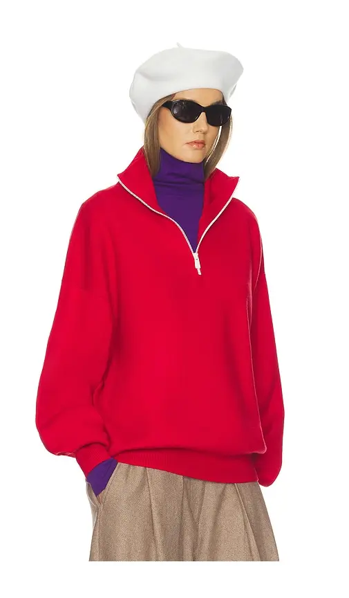 Helsa Zionn Classic Knit Half Zip | Thumbnail 2 Helsa Zionn Classic Knit Half Zip | Thumbnail 2