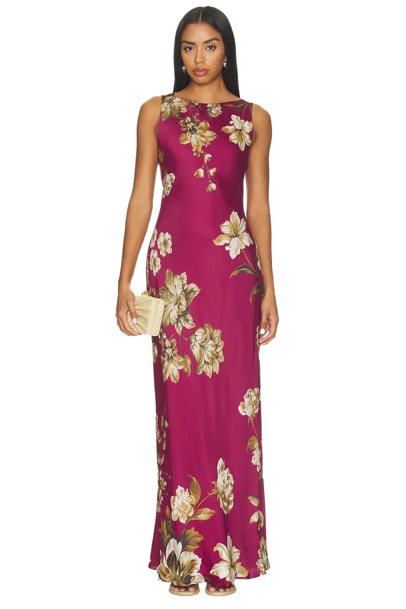 Hemant & Nandita Bias Maxi Dress