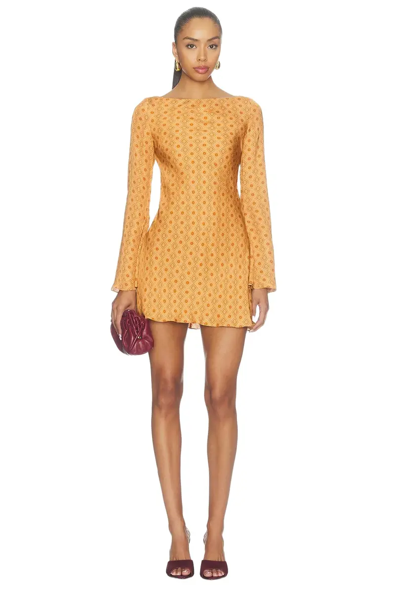Biased Mini Dress