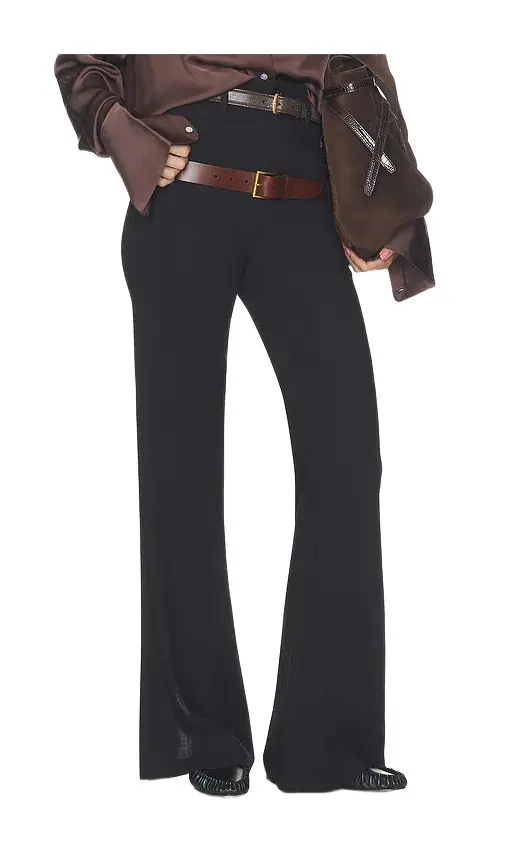 Wool Blend Double Loop Trousers Wool Blend Double Loop Trousers