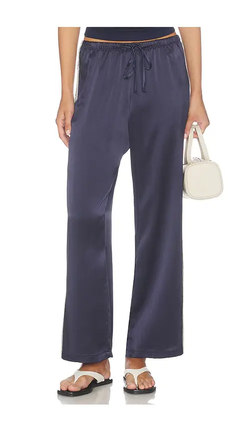 DONNI. The Silk Lace Stripe Crop Pant | Thumbnail 2 DONNI. The Silk Lace Stripe Crop Pant | Thumbnail 2