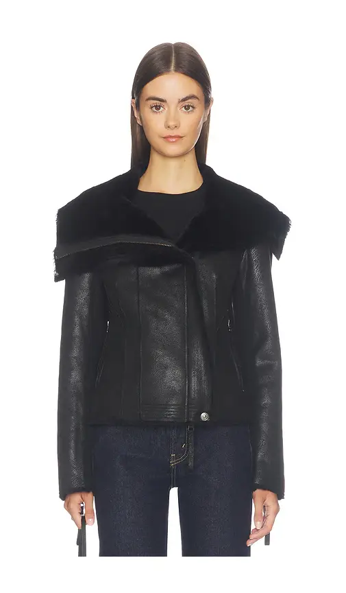Free People x We The Free Fourline Shearling Aviator Jacket | Thumbnail 2 Free People x We The Free Fourline Shearling Aviator Jacket | Thumbnail 2