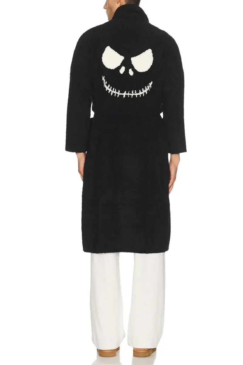Barefoot Dreams x Disney Jack Skellington Cozychic Robe