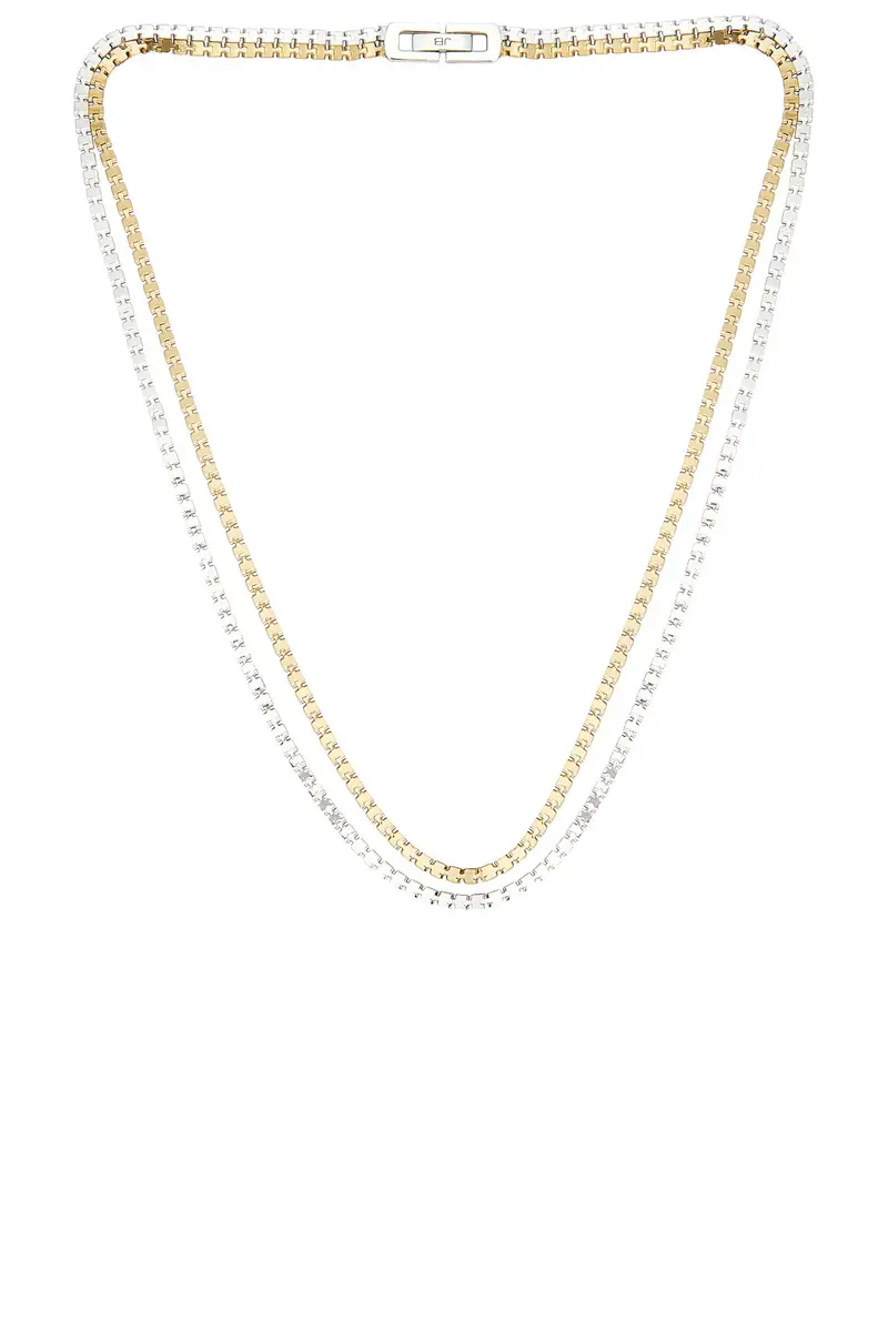 Double Amalfi Chain Necklace Double Amalfi Chain Necklace